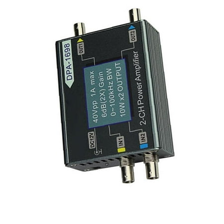 Function Signal Generator Dual Channels DDS Frequency Counter Dpa-1698 40v Dc Power Amplifier Function Signal Generator Dual Channels DDS Frequency Counter Dpa-1698 40v Dc Power Amplifier
